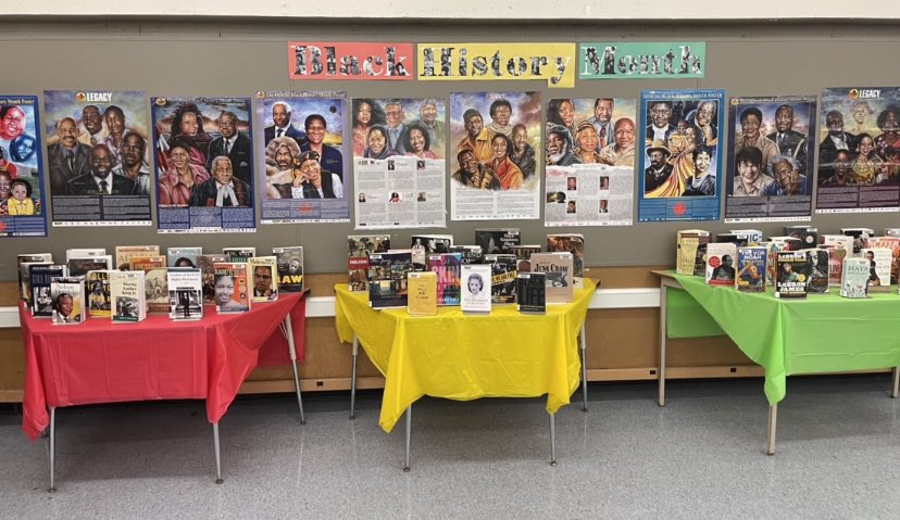 Huron Heights honours and celebrates Black Excellence and Black History with a great book from the Library.  Happy Reading Friends!