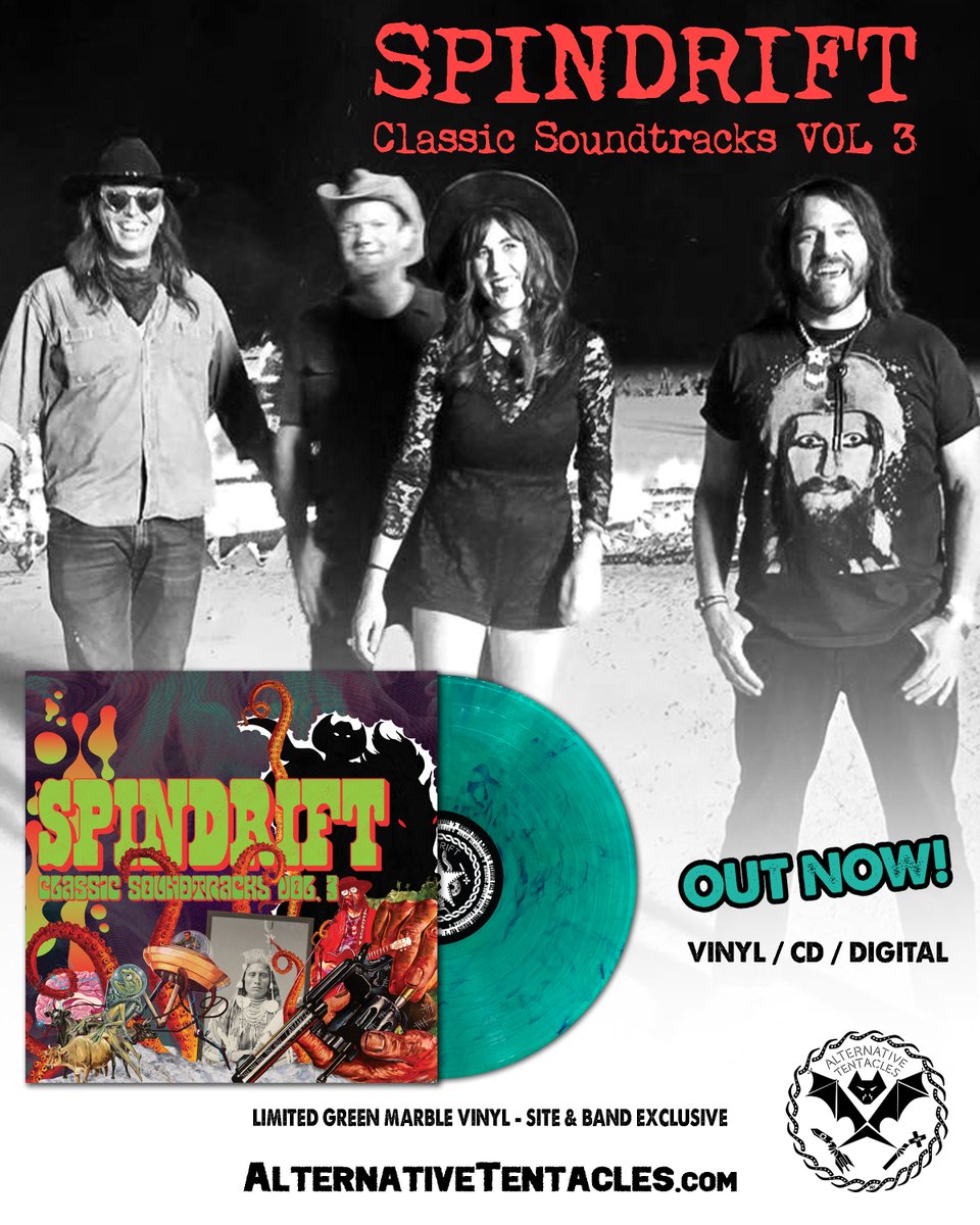 Out now! Spindrift - Classic soundtracks Vol 3

Stay tuned for album release tour dates

alternativetentacles.com/product/classi…