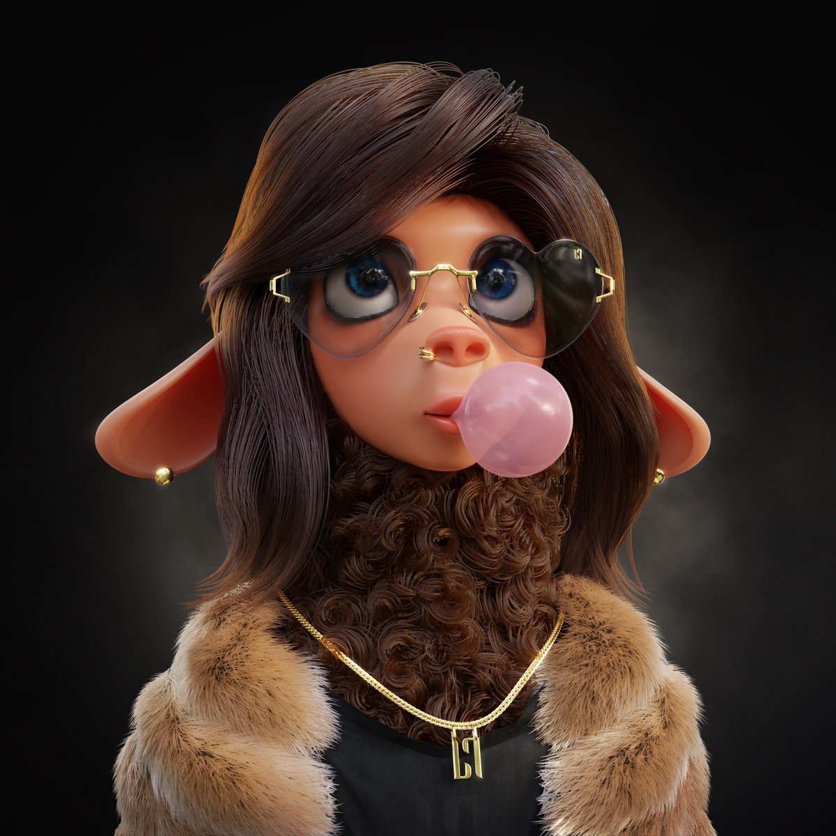img0j0's tweet photo. Honestly @LaidBackLlamas might have the best 3D art I have seen. Very impressive #NFT #NFTs https://t.co/mG7wQBMbN8