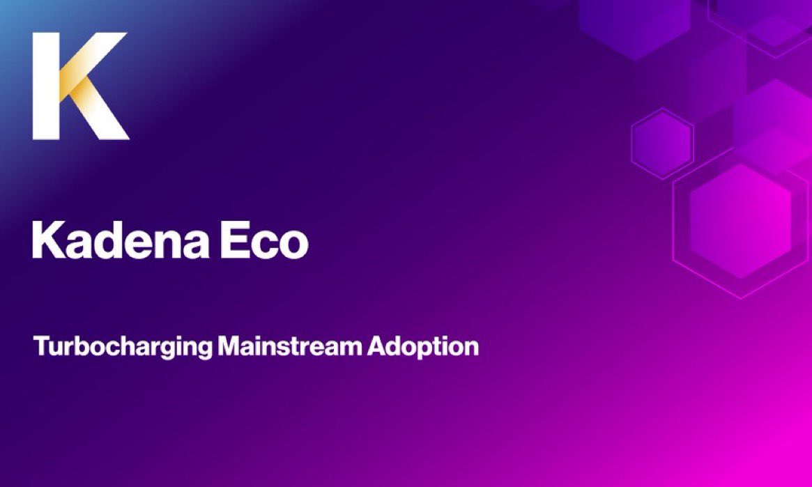 We are excited to announce Kadena Eco, a new initiative designed to bring together the biggest thinkers in the industry, top-tier tech talent, and unparalleled strategic capital to fuel <a href="/Kadena_io/">Kadena</a>’s ecosystem hypergrowth.

bit.ly/kadena-eco