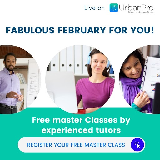 UrbanProApp's tweet photo. UrbanPro brings fabulous February for you!
Register for these Free Master Classes, designed by highly experienced and passionate tutors. https://t.co/W4Qt09OVca
#onlineclasses #masterclass #maths #chemistry #drawing #neumerology https://t.co/ZZuewkx1DO