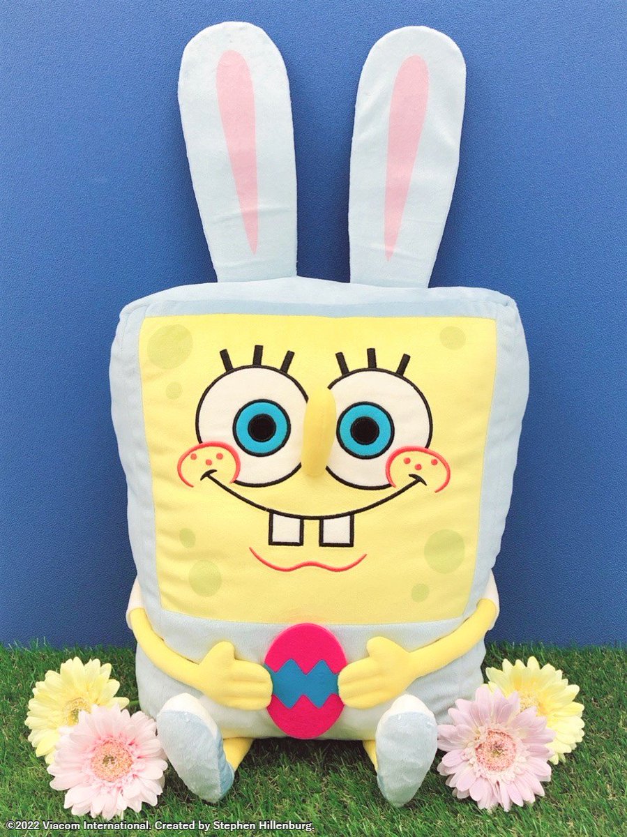 Twitter 上的 キャラとる 公式 2月商品紹介 スポンジ ボブ イースターbigぬいぐるみ マスコット スポンジボブ から一足お先に イースター 仕様のアイテムが登場 イースターラビットになったスポンジボブがカラフルなタマゴを持っています