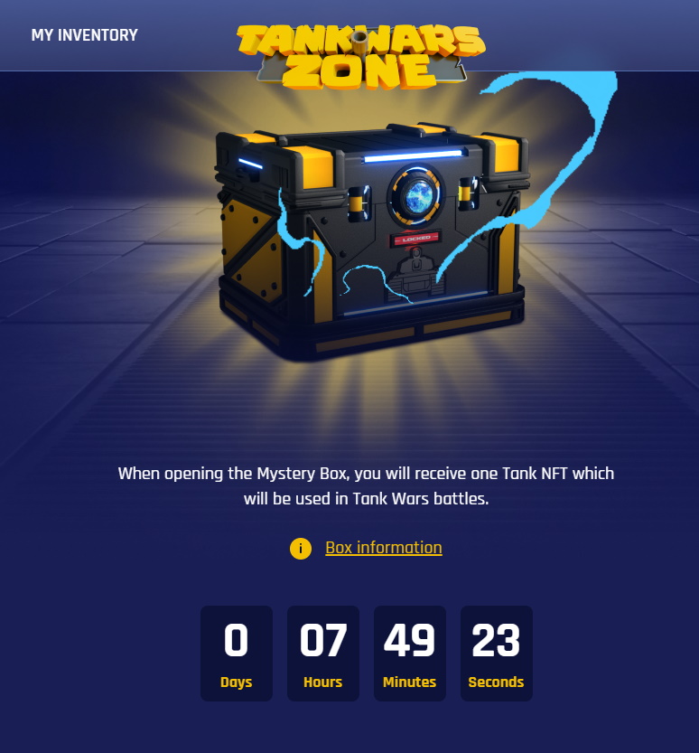 Whitelisted? ✅
Wallet Connected? ✅
Ready for Tank Wars? ✅

See you in less than 8 hours! <a href="/TankWarsZone/">Tankwars.zone</a> 

#cryptogames #lootsaga