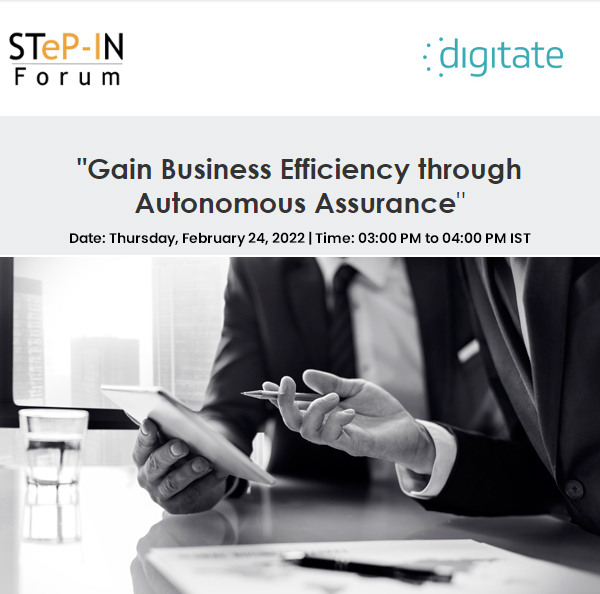 stepin_forum's tweet photo. This #webinar will discuss traditional automation approaches in software testing & the challenges. It will also talk about a next-level testing approach, “#AutonomousAssurance” which ignio™ AI.Assurance is leveraging to deliver unmatched business benefits.
#Digitate #AI https://t.co/jfwxKuwqUb