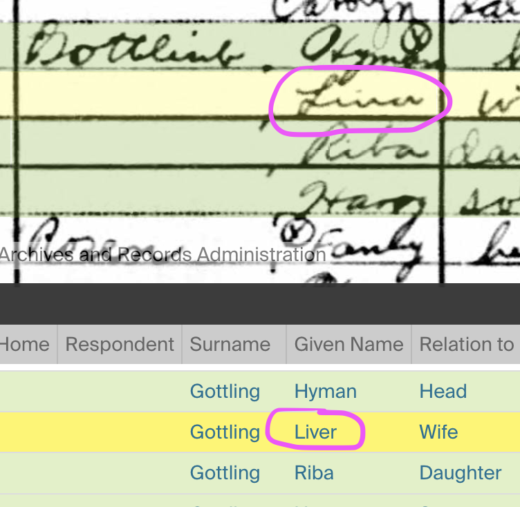 wtfgenealogy's tweet photo. "What am I, chopped liver?"  "No, Mrs. Gottleib, you're just plain liver." https://t.co/pnXgYeTgUx