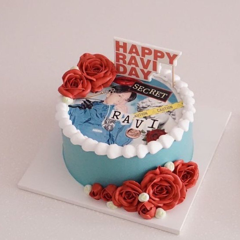 2D1NPH_'s tweet photo. Happu Birthday @RAVI_GTCK!!!! 💜 We hope you like our gifts. 💜 https://t.co/3B01Dn5nN1