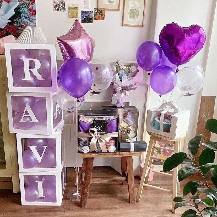 2D1NPH_'s tweet photo. Happu Birthday @RAVI_GTCK!!!! 💜 We hope you like our gifts. 💜 https://t.co/3B01Dn5nN1