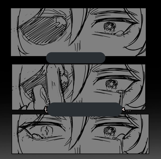 (wip) i love kaeya so much that even though I have covid I will make a whole multi page comic about him 💋 