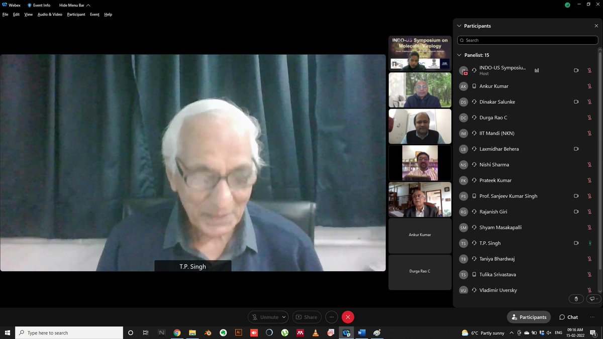 girilab's tweet photo. We have started with the blessings of deity and the wonderful addresses of inaugural session. Now we are having plenary sessions by Prof. Vladimir uversky and Prof. T.P. Singh.
#INDO_US_Symposium_Virology https://t.co/xR7HRyaw4V