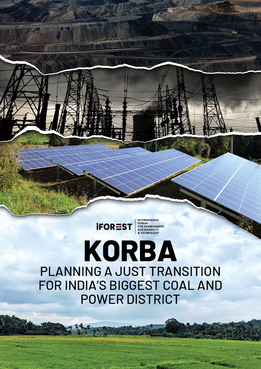 iForestGlobal's tweet photo. How soon would impacts of #EnergyTransition be felt by coal superpower districts of India?Why is a timely planning for #JustTransition essential?Our report on Korba,India's biggest coal district,finds the answers. Register&amp;join us for the release tomorrow: https://t.co/698akEum8s https://t.co/J0fBSYKQYg