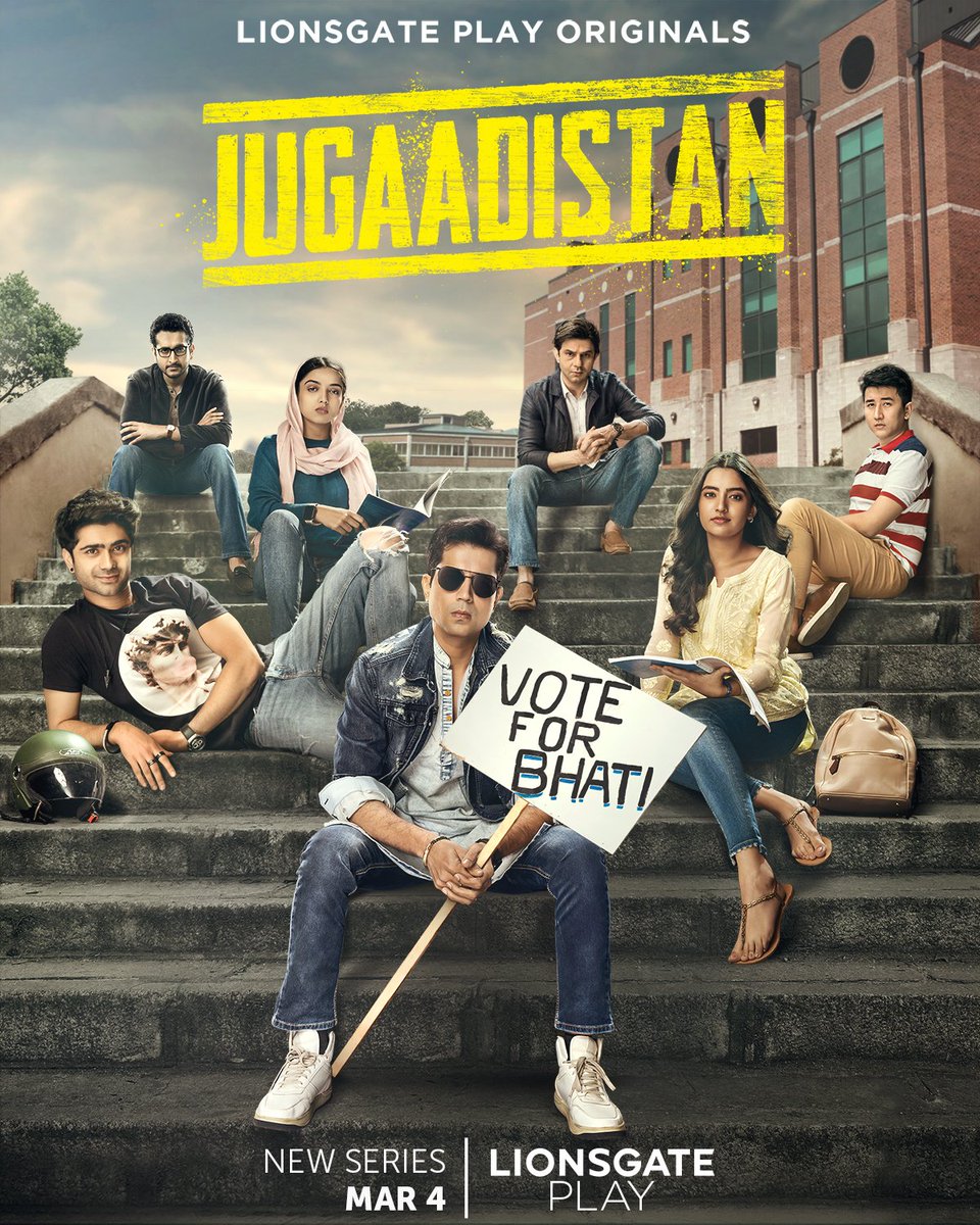 CinemaRare (@cinemararein) on Twitter photo New series #Jugaadistan by <a href="/MrAkvarious/">Akarsh Khurana</a> & <a href="/adhaar88/">Adhaar</a> ft. <a href="/vyas_sumeet/">Sumeet Vyas</a> <a href="/mathurarjun/">Arjun Mathur</a> <a href="/RuksharDhillon/">Rukshar Dhillon</a> <a href="/HeyAhsaasChanna/">Ahsaas Channa</a> <a href="/taaruk/">taaruk raina</a> <a href="/thegopaldatt/">Gopal Datt</a> & <a href="/paramspeak/">parambrata</a>, premieres March 4th on <a href="/lionsgateplayIN/">Lionsgate Play</a>.
<a href="/LionsgateIndia/">Lionsgate India</a> <a href="/STARZ/">STARZ</a> <a href="/Im_Rohitjain/">Rohit Jain</a> New series #Jugaadistan by <a href="/MrAkvarious/">Akarsh Khurana</a> & <a href="/adhaar88/">Adhaar</a> ft. <a href="/vyas_sumeet/">Sumeet Vyas</a> <a href="/mathurarjun/">Arjun Mathur</a> <a href="/RuksharDhillon/">Rukshar Dhillon</a> <a href="/HeyAhsaasChanna/">Ahsaas Channa</a> <a href="/taaruk/">taaruk raina</a> <a href="/thegopaldatt/">Gopal Datt</a> & <a href="/paramspeak/">parambrata</a>, premieres March 4th on <a href="/lionsgateplayIN/">Lionsgate Play</a>.
<a href="/LionsgateIndia/">Lionsgate India</a> <a href="/STARZ/">STARZ</a> <a href="/Im_Rohitjain/">Rohit Jain</a>