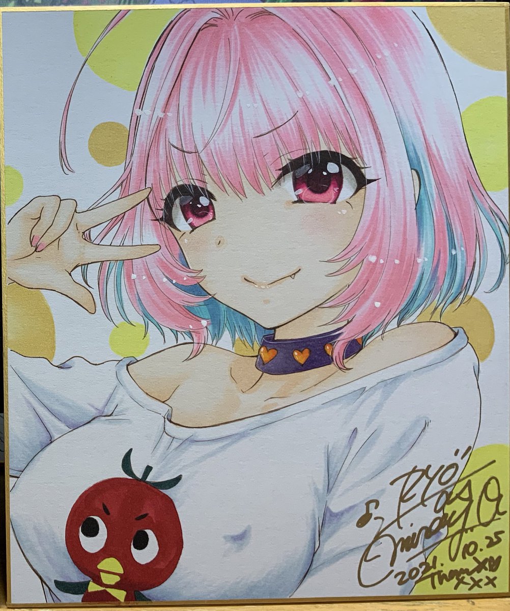 過去に描いた色紙作品を載せておきますね・・・! 