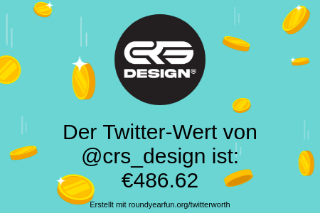 crs_design's tweet image. Mein Twitter-Wert ist: €486.62

Finde deins mit funaround.me/twitterworth?l…

⠀