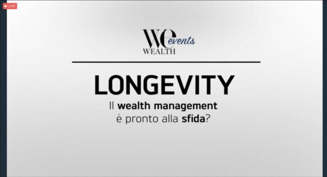 🔴 CI SIAMO! Il 2° forum sul wealth management per la longevity e' LIVE! lnkd.in/e52Gqvte #wealthmanagement #longevity #online #diretta #wewealth