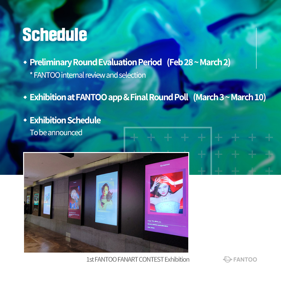fantoo_official's tweet photo. [📢]The 2nd #FANTOO #KPOP #FANART CONTESET

Fanart Contest is back with upgraded rewards!🎊
Show us your bias in fanart😎🖼

FANiT for applicants who get into the final poll!
🎁TOP 21 fanarts &amp; artists’ videos will be exhibited on digital signboards

📅~Feb 27 23:59KST

Details⬇️ https://t.co/2xnbjlKkln