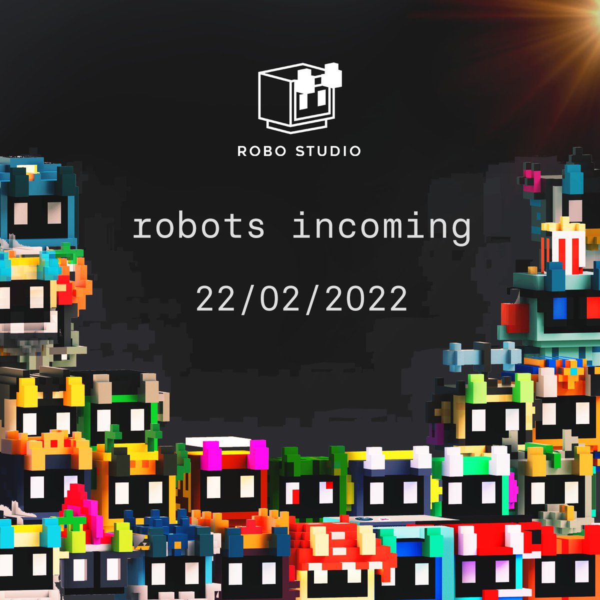 Okay guys you asked for it, now it's the time for 

🤖 <a href="/Robo__Studio/">Robo Studio | NFT</a> WL GA 🤖

2 WL to be given away. To join

🤖 Follow <a href="/Robo__Studio/">Robo Studio | NFT</a> and <a href="/AyuInMetaverse/">Ayu 🐒</a>
🤖 RT and Like this tweet
🤖 Reply nice things to <a href="/Robo__Studio/">Robo Studio | NFT</a> and use #robo22feb 
🤖 Tag 3 friends

2 winners in 24 hours.