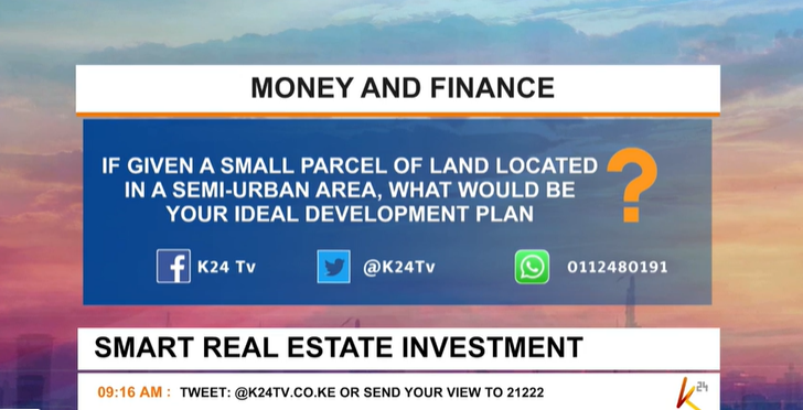 K24Tv's tweet photo. Question of the day on #MoneyandFinance with @mungalambuvi https://t.co/yAYykAHRzV