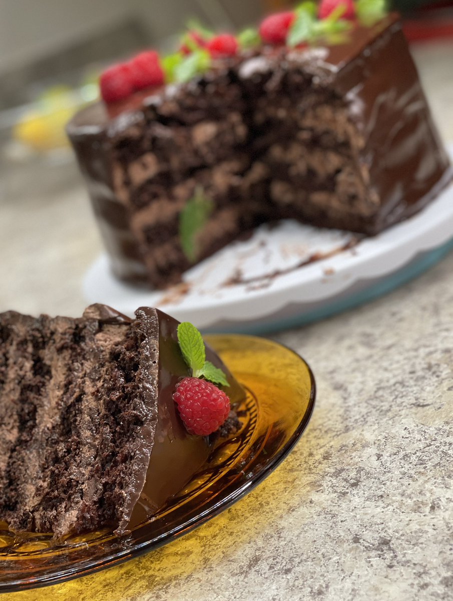 My partner and I baked a cake together (for each other) for Valentine’s Day. Almost too sweet, but so was the cake. 😎