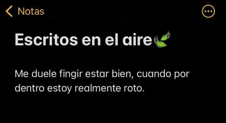 Que feo se siente...