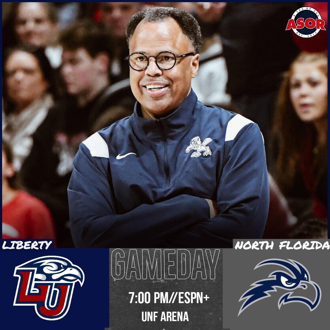 ASeaofRed's tweet photo. It's GAMEDAY ‼️
Liberty remains in the Sunshine State as the Flames look to get back in the win column with a win over North Florida. 

#BeatUNF #Fanem🔥 https://t.co/S577n4NbYQ