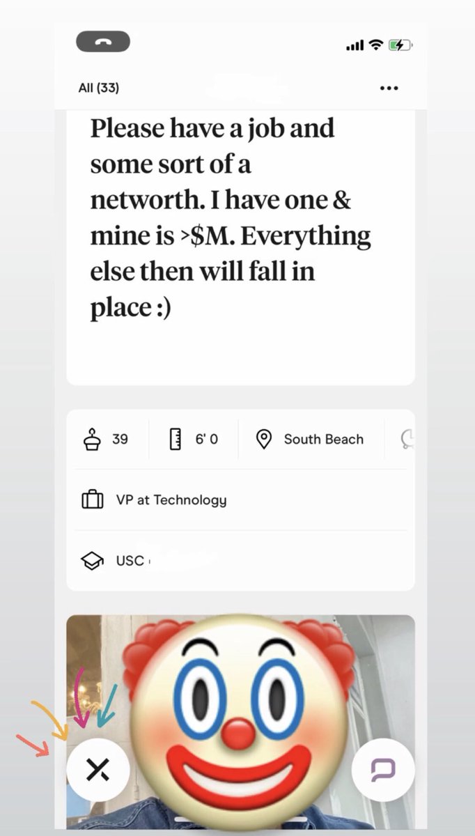 SabziSpeaks's tweet photo. Hear me outβ¦ an app called βCringeβ
where profiles like this automatically get the theme tune from Curb Your Enthusiasm playing over them so you already know to hit up that X. #HingeFail #ValentinesDay https://t.co/vvPCTsfnZx