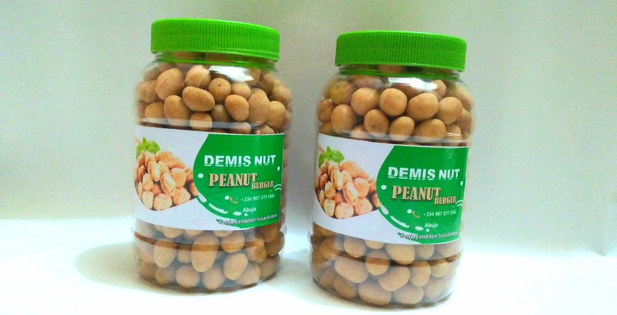 bidemis_'s tweet photo. We're Introducing our EASY TO MUNCH Pack💃💚😋😋. 
Munching is now made easy🤸‍♀️🤸‍♀️. 
Get one for your Nutty Buddy😉👇 #enjoyanddontsnackalone

Price: N1700 
Tasty and Crunchy Peanut Burger🥜

Send a DM to order✅
Delivery 🚲

#DemisNuts #AbujaTwitterCommunity https://t.co/ooFFMXzw8t
