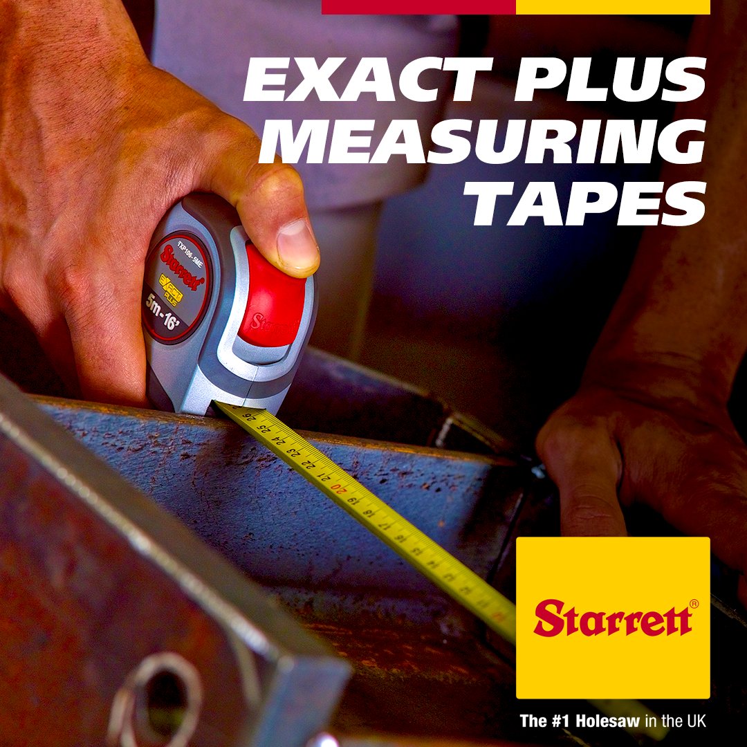 The Starrett Exact Plus features a high impact resistant PC-ABS case for extended life and an over-mould that provides an improved grip, it is ergonomically designed to fit comfortably in your hand.

#Starrett #ExactPlus #TapeMeasure #MeasuringTape #Tape #Precision #Quality