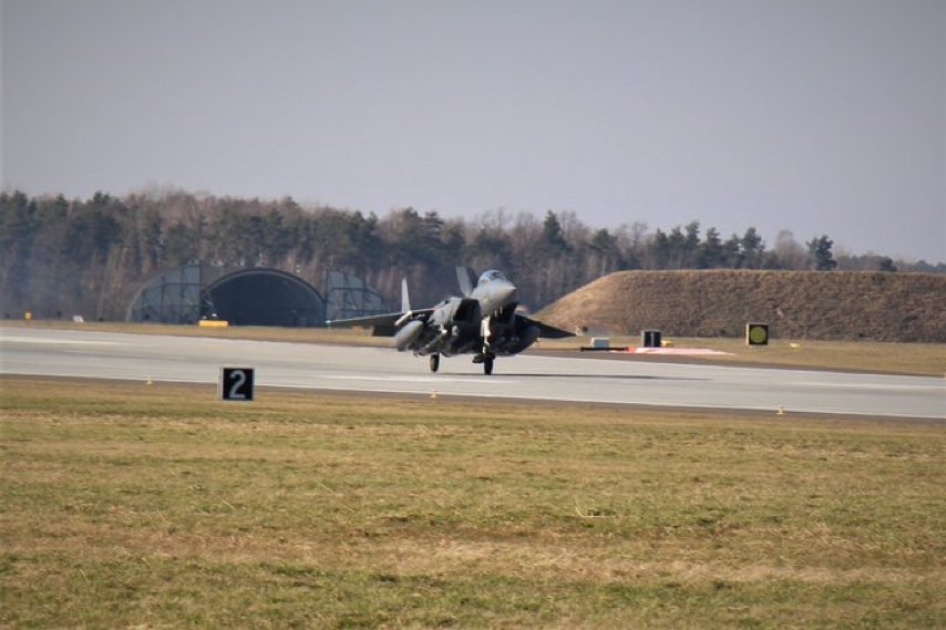 US F-15 fighter jet