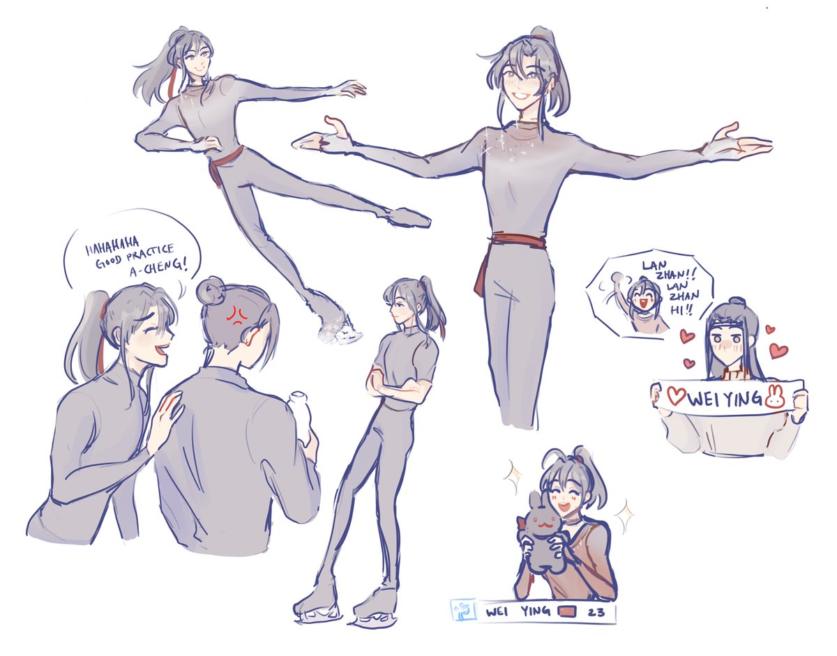 dalbit_0's tweet photo. hear me out…. figure skating wei ying #mdzs https://t.co/hVOy68MjEA