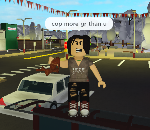 kkl1226's tweet photo. me learn no ice cream in fs gr:( 
but cop, nocloveswilly help me get chocolate bunny but me still sad about no ice cream.😭😭
other other cops is meanies tho. https://t.co/0yHOIiPvDq