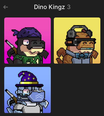 tavibepe's tweet photo. @cozypront Still holding my @DinoKingzNFT since mint 2 months ago💎🦖 Ready for next insane exploding 🔥🔥 https://t.co/aJPDJg1px8