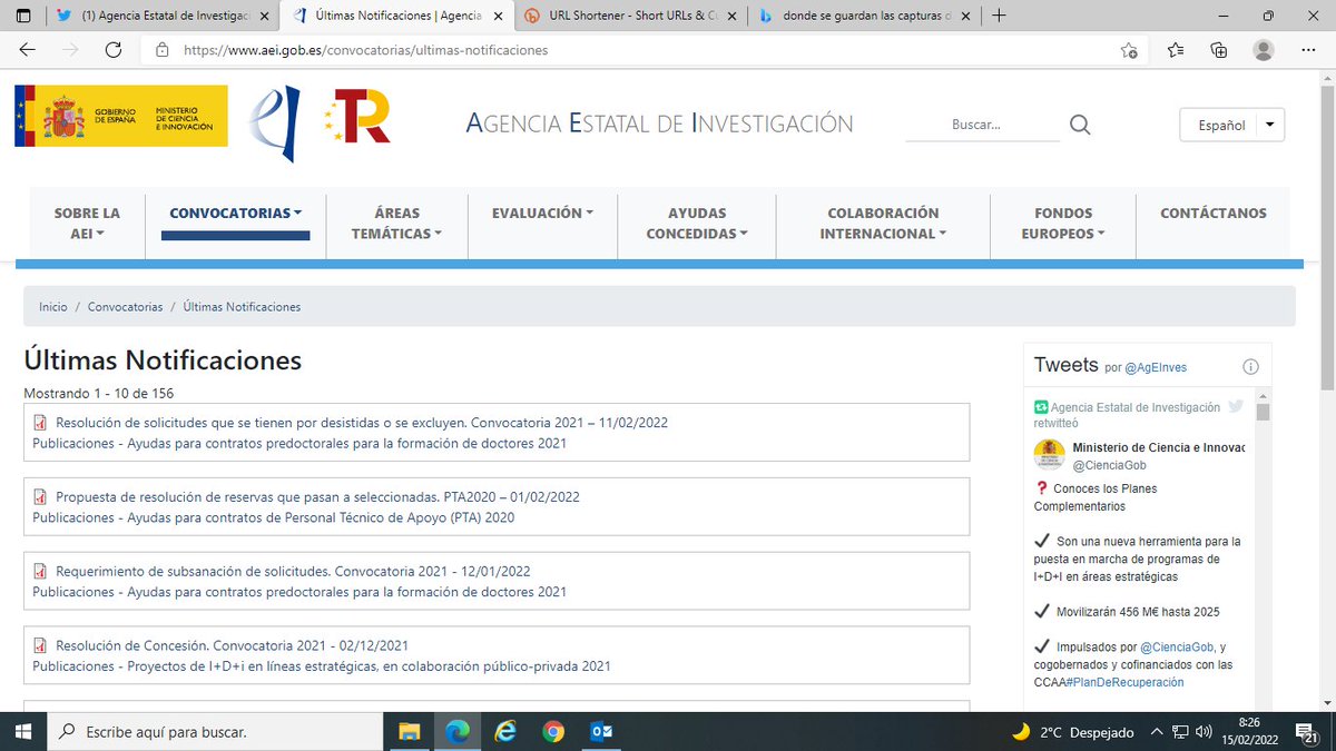 AgEInves's tweet photo. ℹ️ ¿Ya conoces la nueva página web de la @AgEInves ?
Hemos creado nuevos apartados que pensamos os pueden ser muy útiles, como el de "Últimas notificaciones", donde puedes consultar las Resoluciones, Requerimientos, etc. emitidos por la @AgEInves 
🔗 https://t.co/hFTXr7JDHO https://t.co/GYZyOMRkre