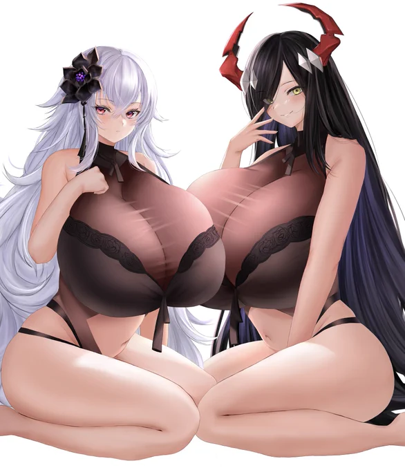鉄血乳合わせ(白背景) 