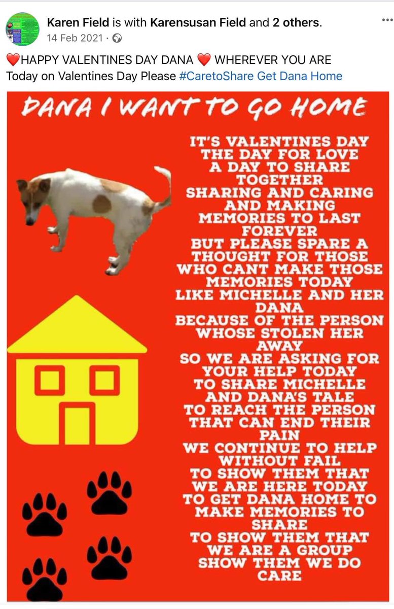 KarenFi51820768's tweet photo. Can’t share on Facebook as I am on a ban but I ask you here to #RT to help #FindDana her Mum’s words “Thank-you also to all of Dana’s #followers, for never given up on her and for always being there for us! Dana’s family send all their love to you on this Valentines Day! ❤️❤️❤️ https://t.co/WVo2XPtllk