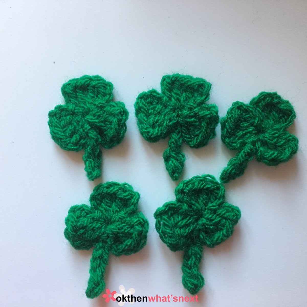 okthenwhatsnext's tweet image. ☘️back in stock☘️ I sold out of #shamrock decorations and badges this week, but they’re back in stock in my #etsy shop. Also now available in sets of 10 as well as 5

etsy.com/uk/shop/OkThen… 

#earlybiz #crochet