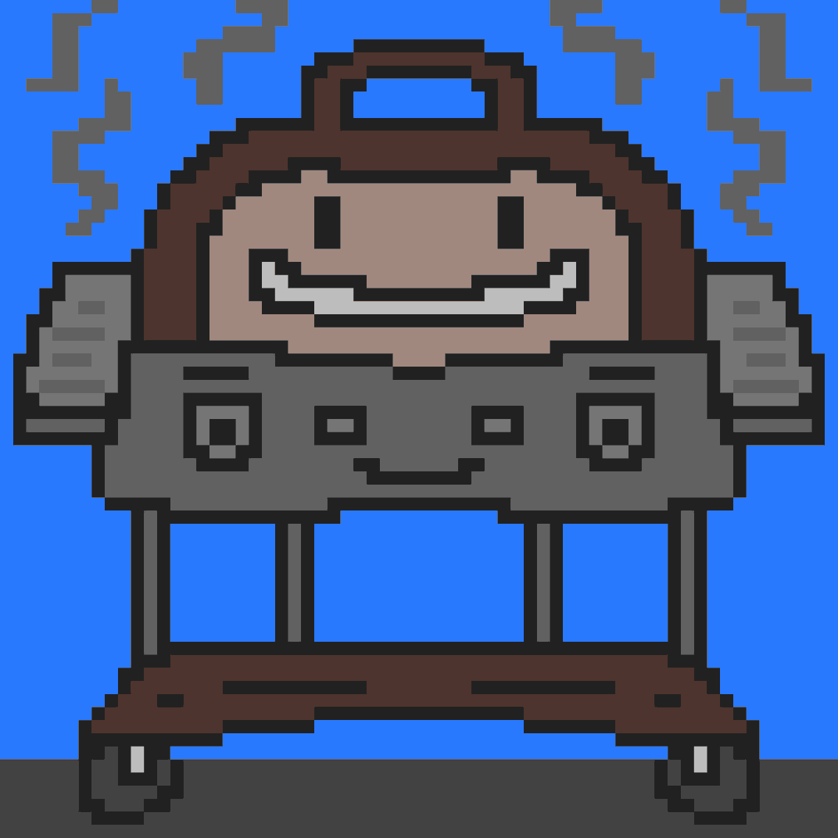 smolniture's tweet photo. A Smol Smoker BBQ for the best meats, Smooookeee'em allllllll! what's your fave bbq meats? https://t.co/upMKBGAUj3
