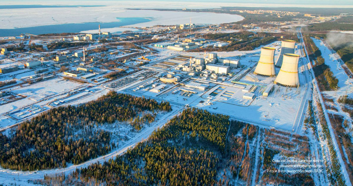 Site of Leningrad 2-3 and 2-4. Start of groundworks is planned for this year.
#Leningrad #VVER