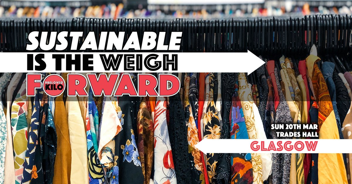 Preloved Vintage Wholesale are bringing their Preloved, Vintage &amp; Retro Kilo sale to the Trades Hall Glasgow on Sunday 20th March!

Find out more >> bit.ly/3wDlKWz