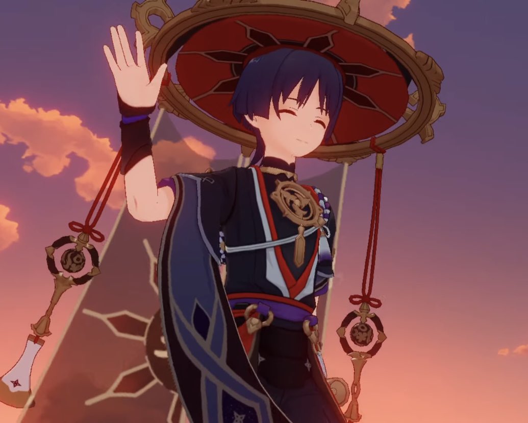 dailymouche's tweet photo. hello we’re one day closer to scaramouche’s banner (๑˃̵ᴗ˂̵) https://t.co/yEB1OG7uGZ