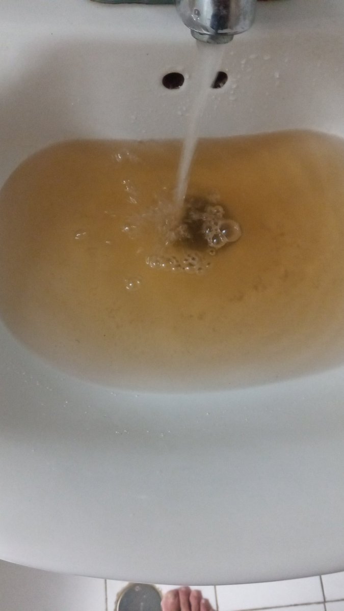 TortoleroFM's tweet photo. DENUNCIA VECINAL 🚨

Nos informan que así está llegando el agua en solanas del Ávila... https://t.co/gAD5H7BuWH