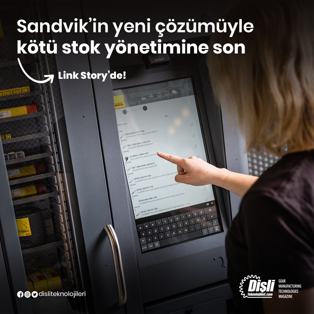 Sandvik’in yeni çözümüyle kötü stok yönetimine son

disliteknolojileri.com/sandvikin-yeni…

#sandvik #dişliteknolojileri #stokyönetimi