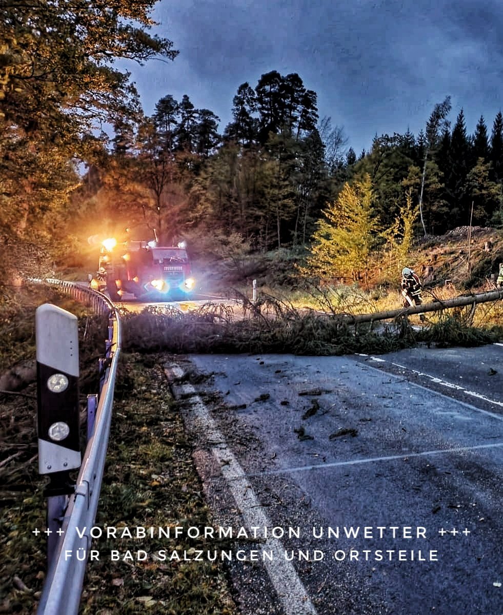 +++ VORABINFORMATION +++
Der Deutsche Wetterdienst warnt vor Sturm/Orkan für den kommenden Donnerstag.
Wir halten Sie auf dem Laufenden. 
Unter: dwd.de/DE/wetter/warn… gibt es aktuelle Informationen.