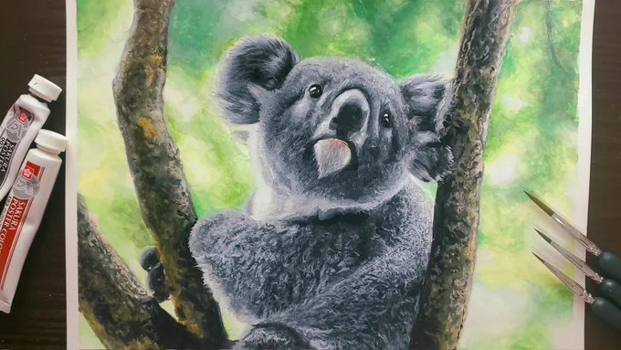 ポスターカラーで描いています🖌️
新しい筆のおかげで動物画ブーム到来中。早く描きたくてウズウズ
#動物イラスト
#絵柄が好みって人にフォローされたい
#イラスト好きな人とつながりたい
#全部描き進め方が違う
#成長記録 