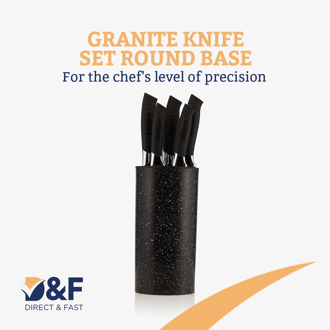 DirectFast15's tweet image. A knife-set that brings together a unique mix of quality sharpness, durability &amp;amp; professional crafted accuracy.

The set includes: 
• Carving knife
• Chef knife
• Bread knife 
• Paring knife 
• Steak knife
• Peeler

Order your Knife-set today!

#knifeset #chefspecial #DandF