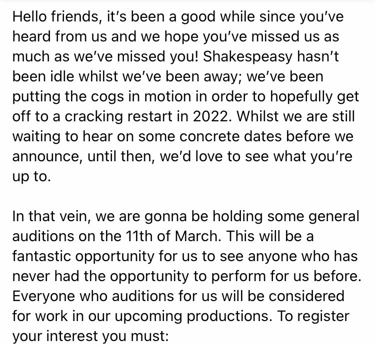 Shakespeare’s Speakeasy tweet media