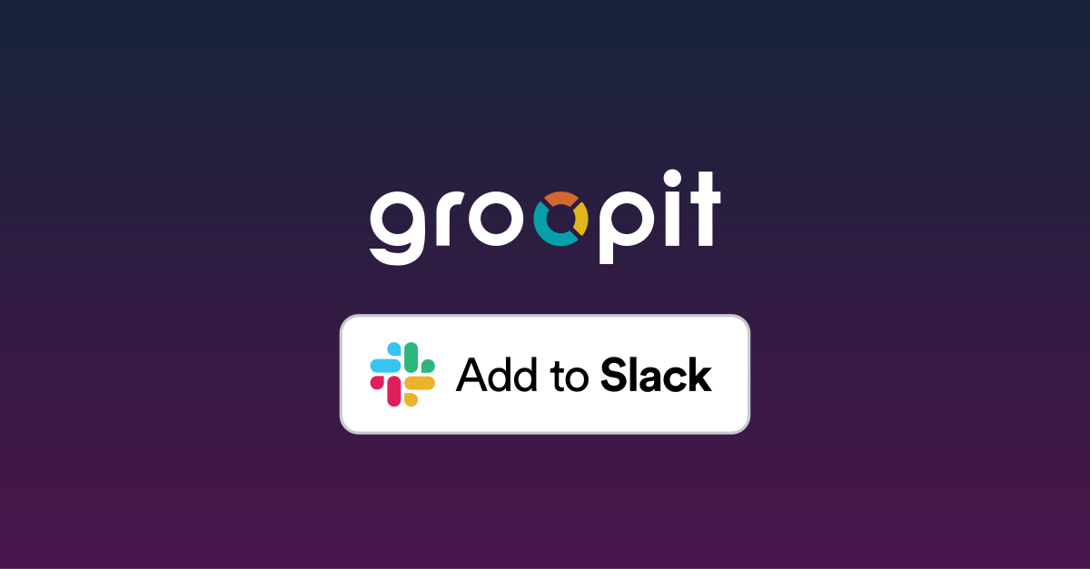 groopit_co's tweet photo. Big news! π Meet the Groopit App for Slack: the first and only enterprise solution in the Slack Marketplace to turn conversation into structured data by making it easy for people to share data in real time.
Try it free: https://t.co/uTXvTScgKP
#crowdsolving #groopit #slack https://t.co/XgsFLpd2F8