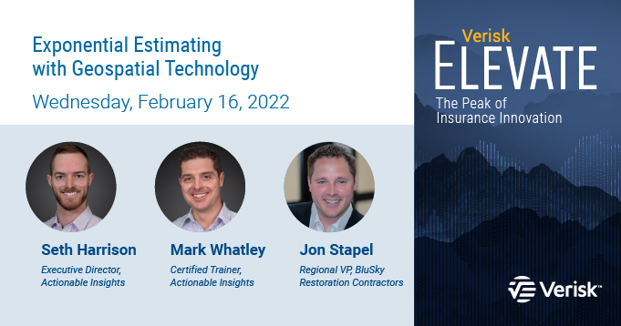 Our Regional Vice President, Jon Stapel, alongside industry experts Seth Harrison and Mark Whatley, will be taking the stage at the Verisk Elevate Conference. Make sure to catch them in Grand Ballroom D at 12:30pm MT tomorrow!

#VeriskElevate #InsuranceInnovation #GoBluSky