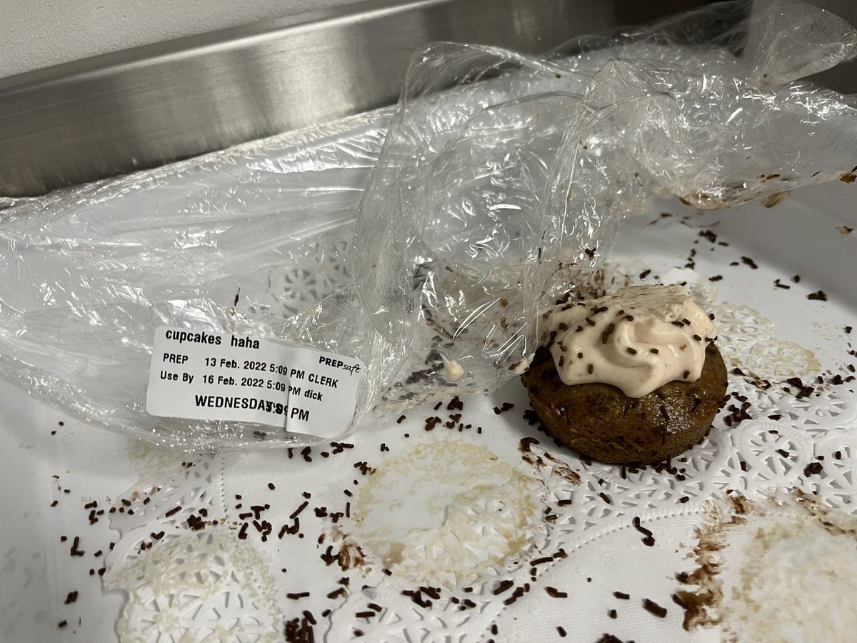 Not too sure about this laughing cupcake…
