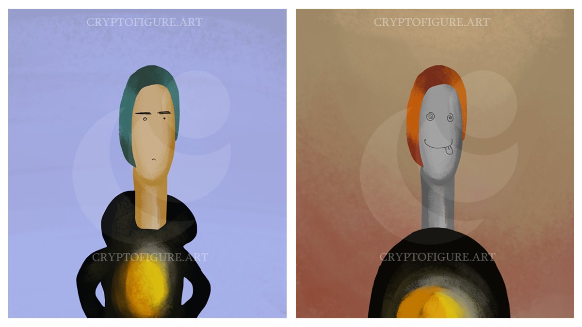 CryptoFigureart's tweet photo. The Collection is inspired by the Anna Leporskaya's Original Artwork 'Three Figures' which is vandalized by 'bored' gallery guard who drew eyes on it.
Mint on WEBSITE:
https://t.co/rsdRrKgw1I
#cryptocurrencies #cryptocommunity #NFTs #NFT #nftshot #threefigures https://t.co/NL61lrd54o