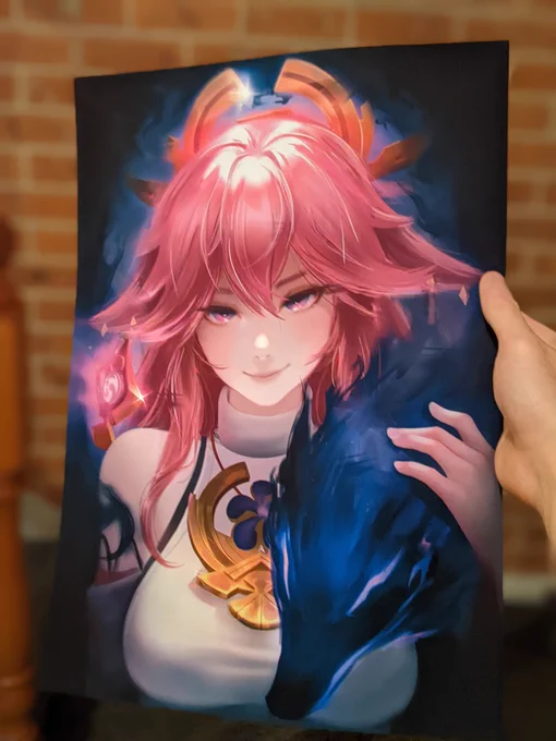 The Yae Miko prints came out so good 🦊 